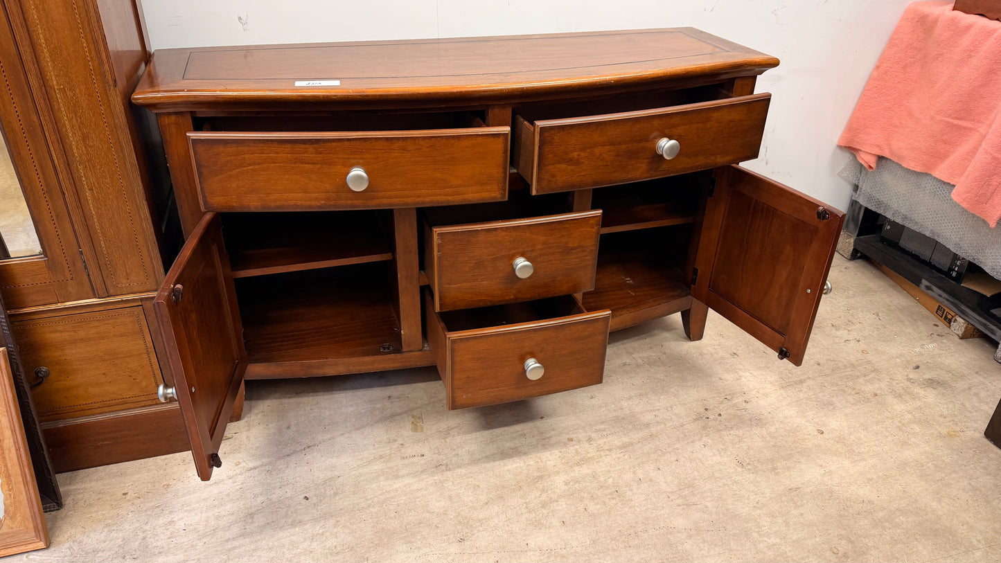 Solid Wood Sideboard - 4 Drawers & 2 Cupboards